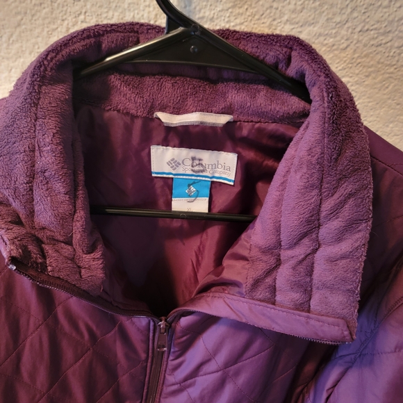 Columbia Women's Deep Purple Puffer Jacket - Picture 3 of 4